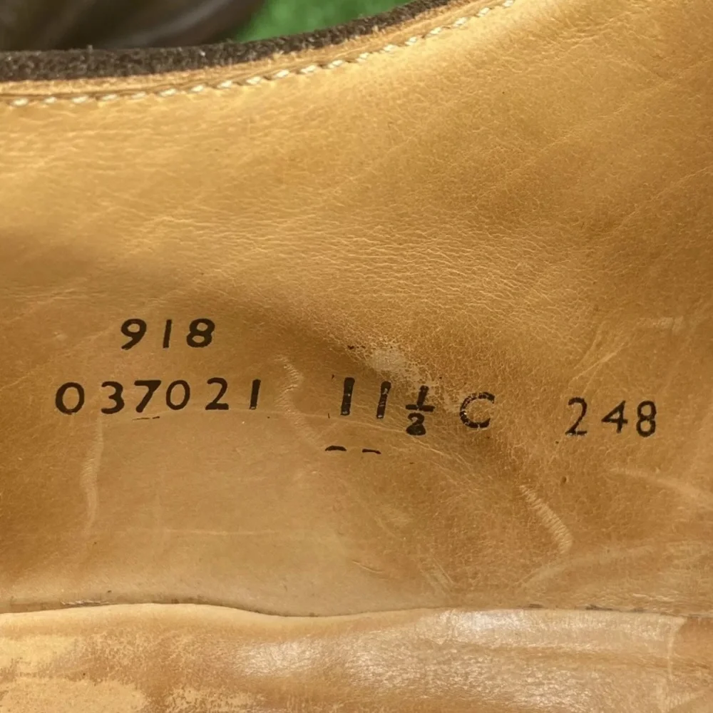 Vintage Carroll & Co Beverly Hills Made‎ In England Brown Suede Mens Size 11.5